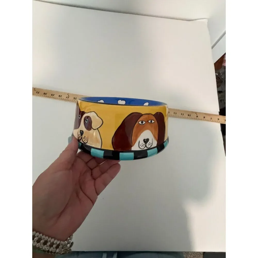 2001 Dogzilla dog bowl by candice reiter